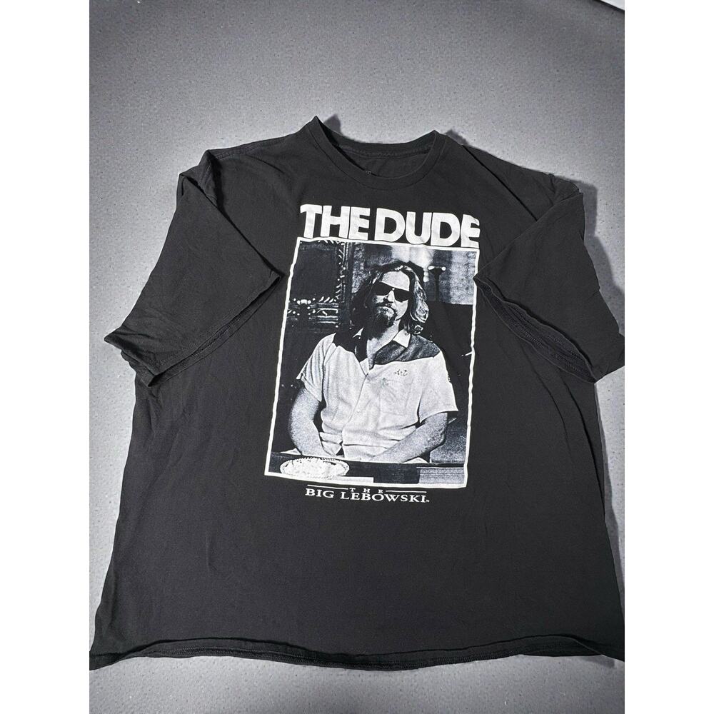 Vintage Y2K Big Lebowski The Dude Graphic Tee T-Shirt Size 3X